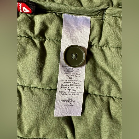 EOlive Green Quilted Women's Jacket - Picture 4 of 7